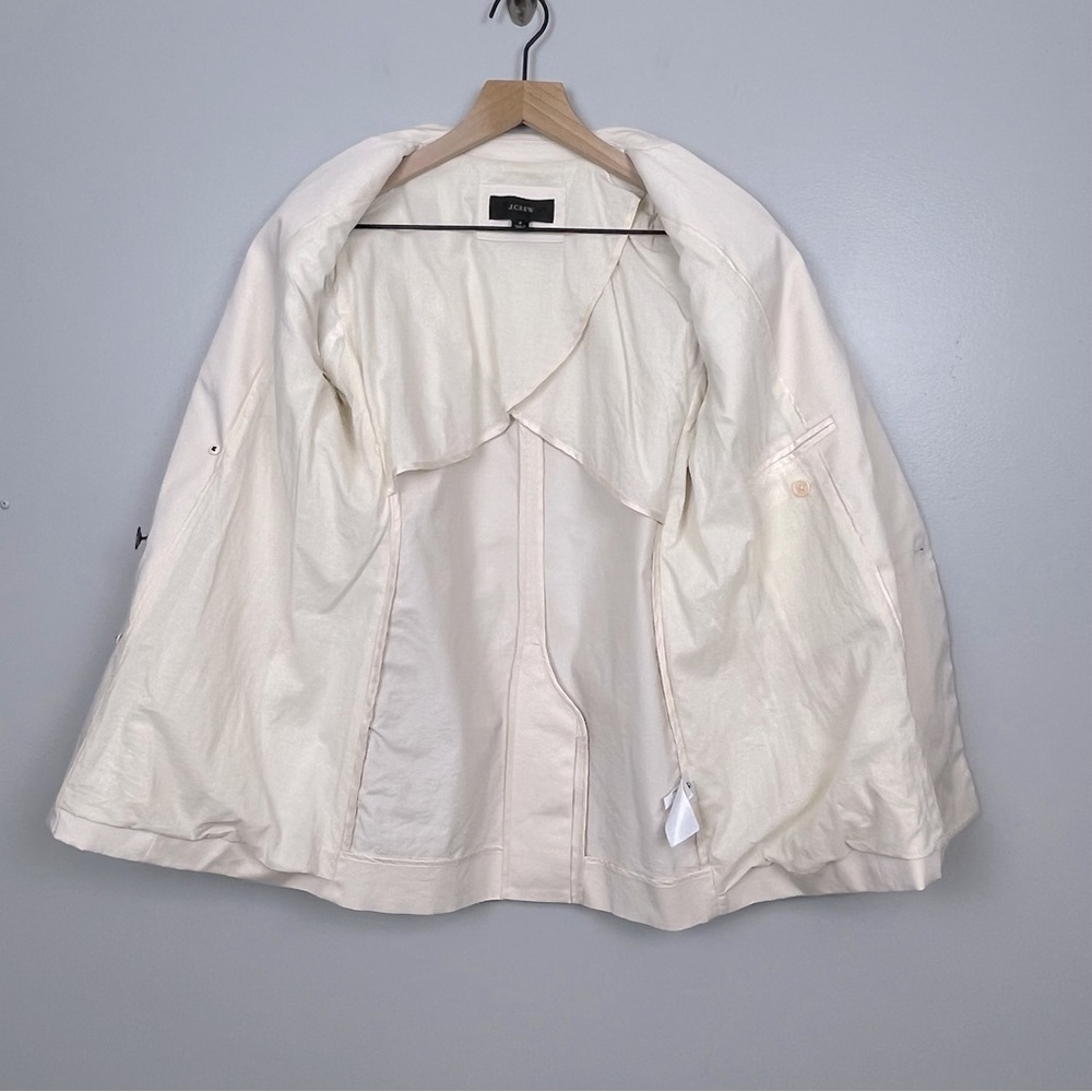 J.Crew ivory cotton Double Breasted Alfie blazer, size 2. - Picture 4 of 11